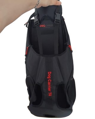 Mochila Transportín Perro XXL Negra Nueva