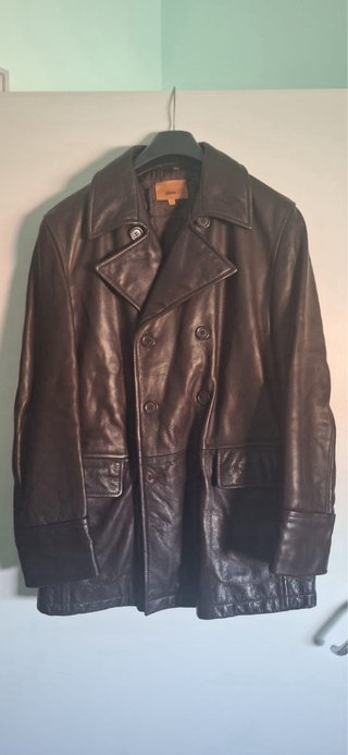Chaqueta de piel Emidio Tucci marrón