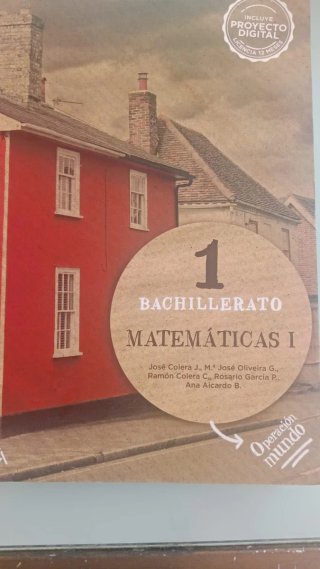 Matemáticas I 1 Bachillerato