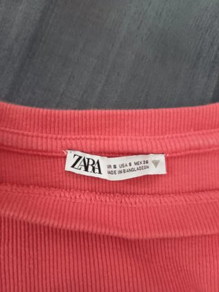 Top Zara volantes mujer Talla S