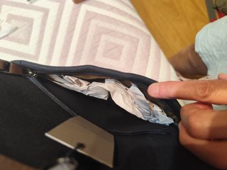 Mochila Il Bussetto azul y marrón - Emidio Tucci