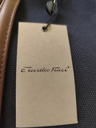 Mochila Il Bussetto azul y marrón - Emidio Tucci