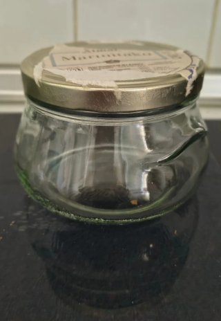 14 tarros de cristal con tapa metálica