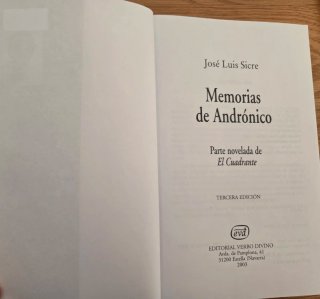 Memorias de Andrónico. Parte novelada de El Cua...