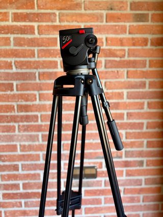 Trípode Manfrotto 520MVB + cabezal 501 + zapata