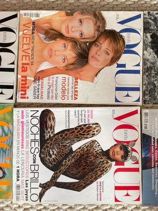 Revistas VOGUE 1991, 1993, 1994 y 1995