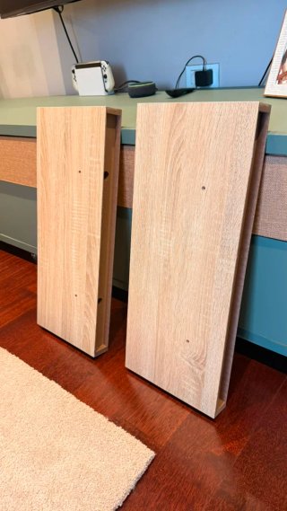 02 Estantes de Pared en MDF Jario Marrón Roble 60