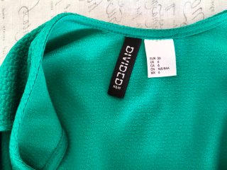 Vestido corto verde verano
