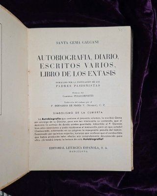 Santa Gema Galgani – Autobiografía