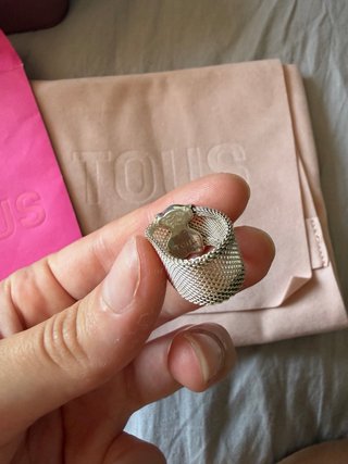 Anillo Tous Oso Plata Talla 16