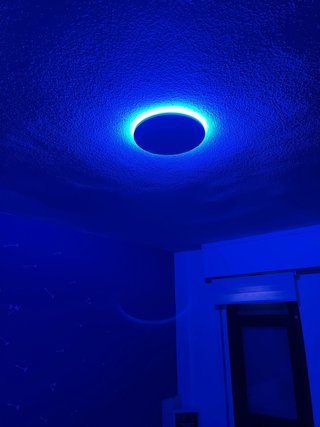 Plafón LED redondo con mando a distancia