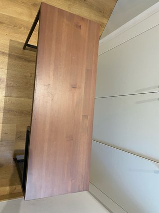Escritorio estilo industrial madera y metal