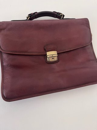 Maletín vintage Hexagona marrón