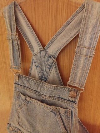 Pero Mono corto vaquero azul - Pull&Bear - Talla M