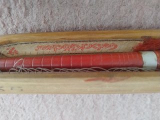 Lanzadera de telar de madera