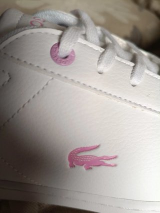 Zapatillas Lacoste Blancas y Rosas