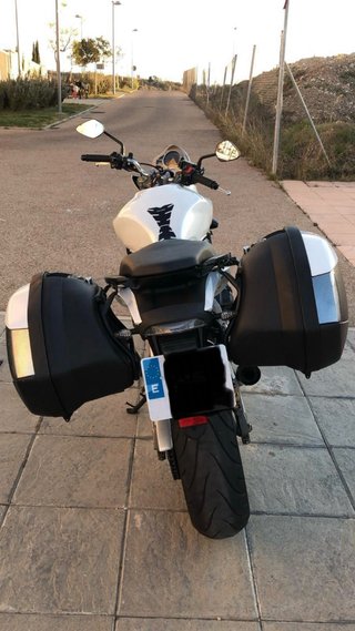 Honda CB600F Hornet 2008 Blanca y negra