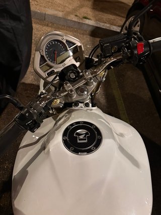 Honda CB600F Hornet 2008 Blanca y negra