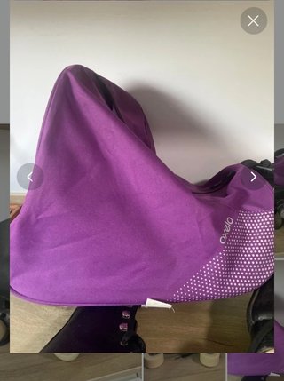 Patines Oxelo 4 Ruedas + Funda morada