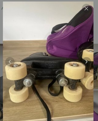 Patines Oxelo 4 Ruedas + Funda morada
