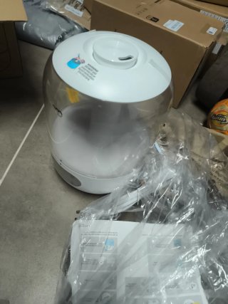 Humidificador Dreo Transparente y Blanco