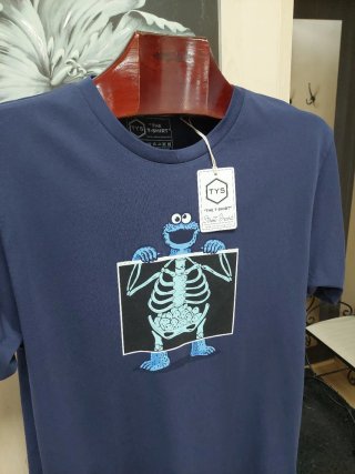 Camiseta TYS azul con Cookie Monster