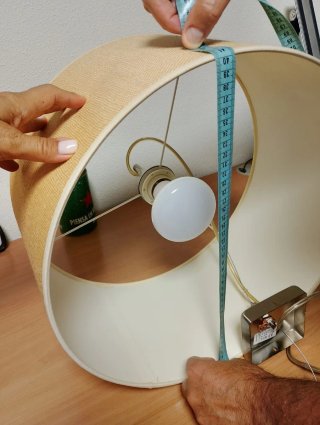 2 Lámpara de techo beige