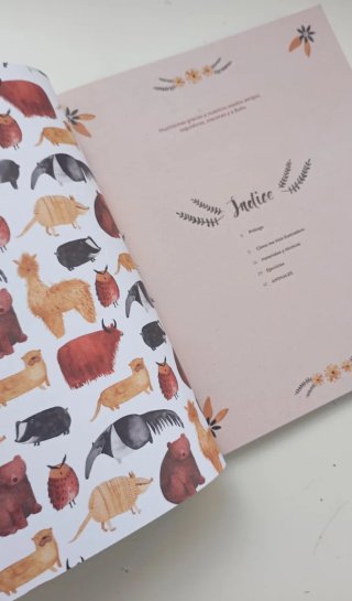 Libro Animales de Acuarela NUEVO