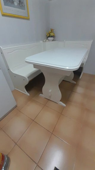 Mesa Rinconera Blanca