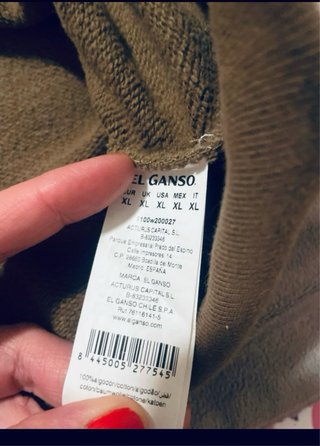 Jersey El Ganso Marrón y Gris