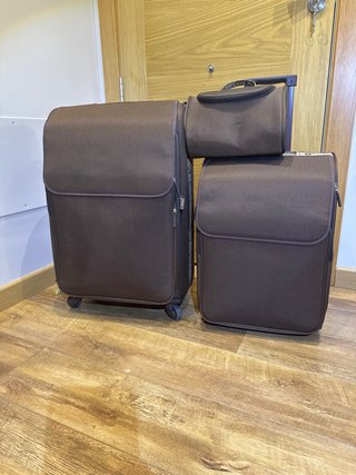 Conjunto Maletas Custo Barcelona Marrón
