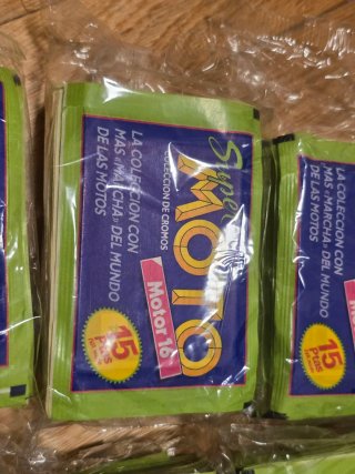 150 Sobres Cromos Super Moto Motor 16