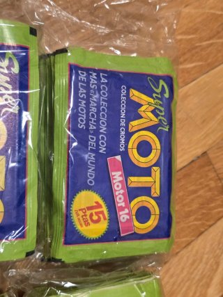 150 Sobres Cromos Super Moto Motor 16