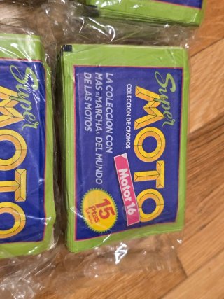 150 Sobres Cromos Super Moto Motor 16