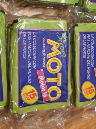 150 Sobres Cromos Super Moto Motor 16