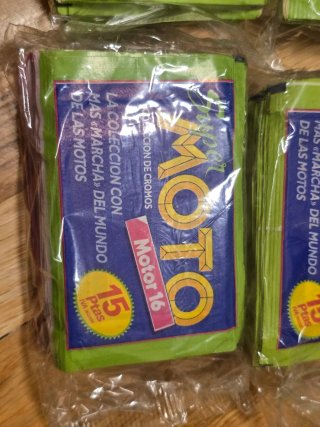 150 Sobres Cromos Super Moto Motor 16
