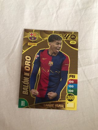 Carta Adrenalyn XL Lamine Yamal Balón de Oro