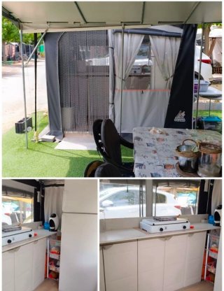 Caravana Knaus Sudwind 530-Parcela Camping Trillas