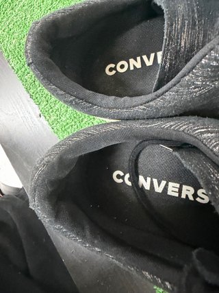 Converse 36.5 nere/argento