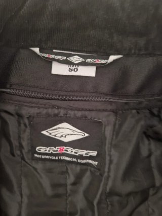 Giacca da moto ON/OFF nera