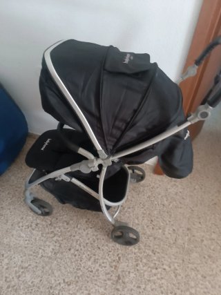 Carro Babyhome con plástico de lluvia