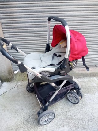 Carro para bebé con silla de coche