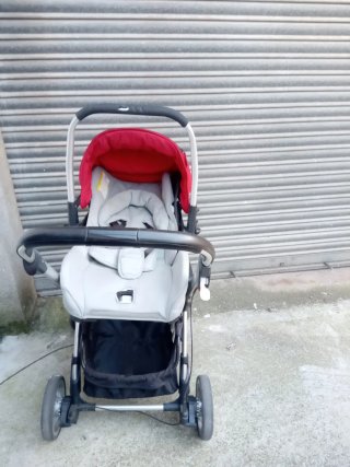 Carro para bebé con silla de coche