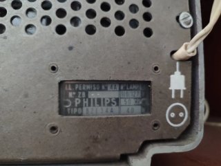 Radio PHILIPS Antigua Válvulas