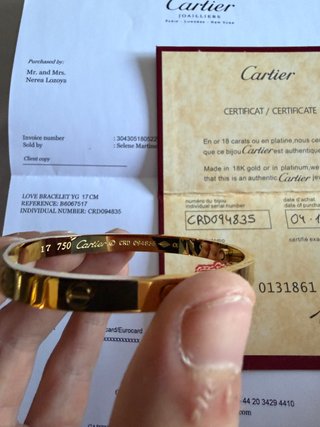 Bracciale Cartier LOVE Oro Donna