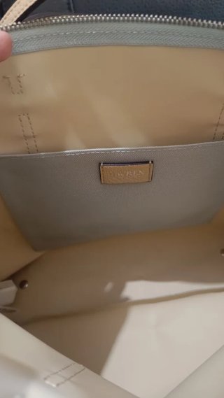 Bolso Tote Lauren Ralph Lauren Gris/Beige