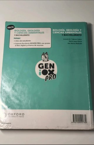 Biología, Geología y Ciencias Ambientales para 1 b