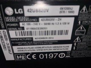 TV LG 42 4K IPS Edge LED