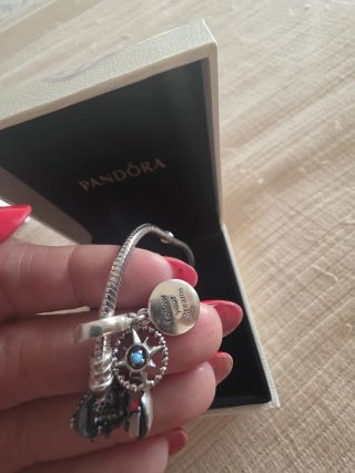 Pulsera Pandora Corazón y Brújula