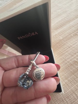 Pulsera Pandora Corazón y Brújula